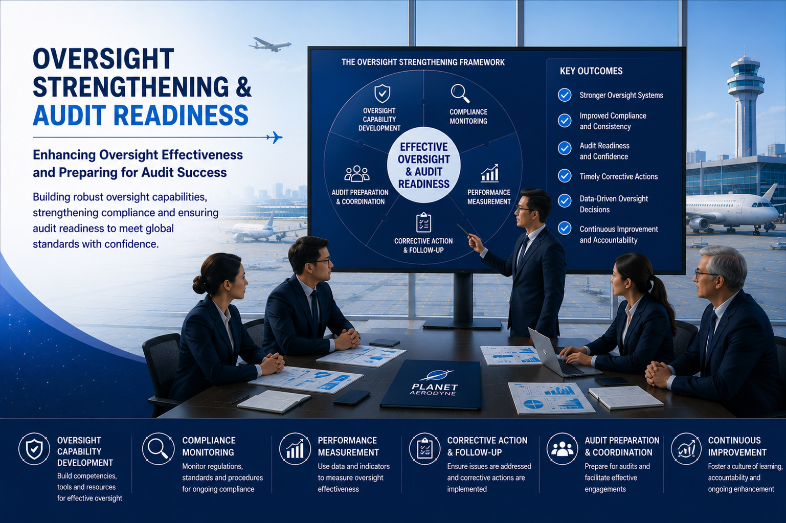 Oversight strengthening, audit readiness, and corrective-action support