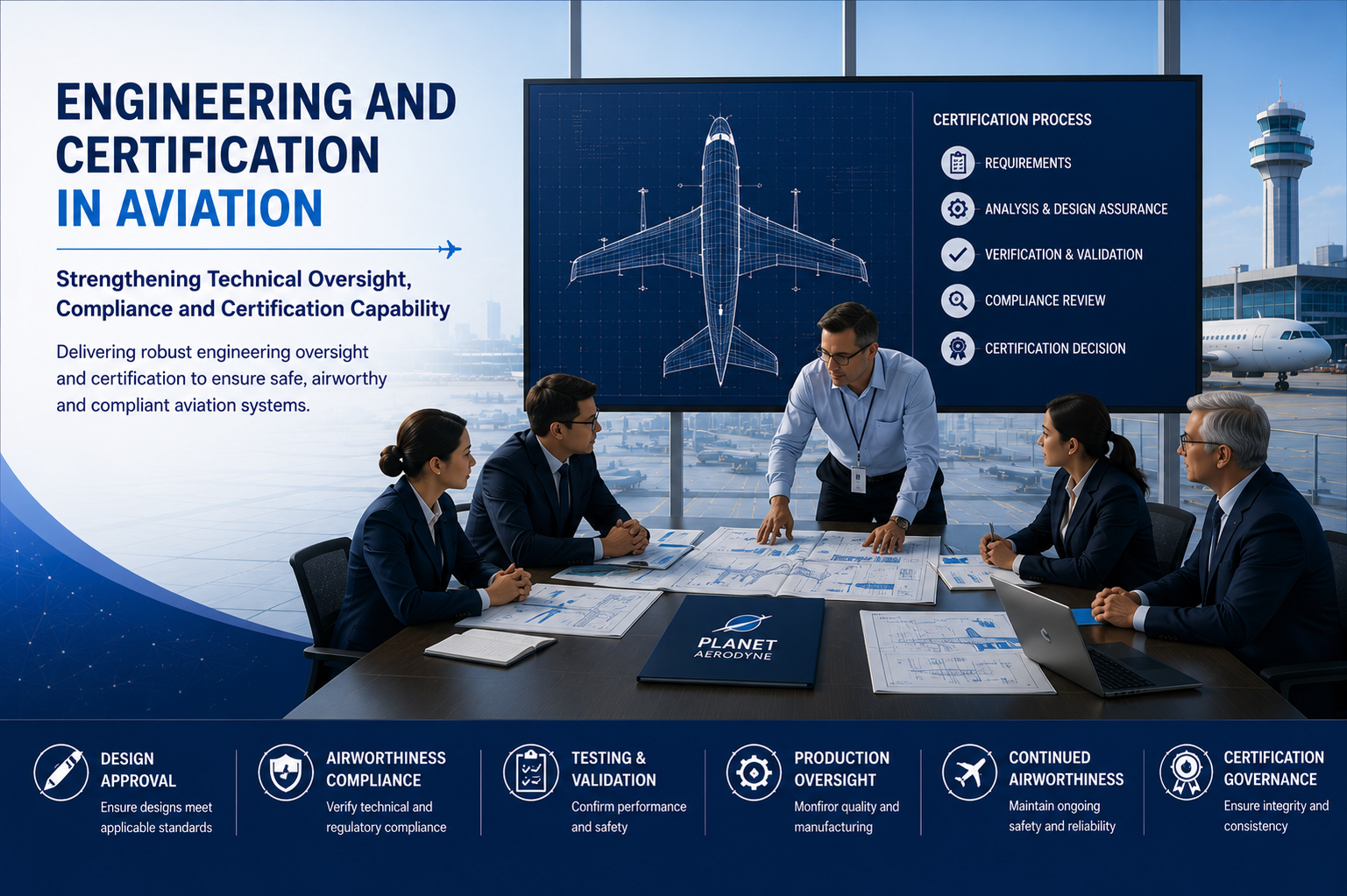 Certification, engineering, and approval capability development